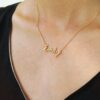 Custom Signature Name Necklace English | Colors By Love handcrafted Thai jewelry, Bangkok