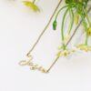 Custom Signature Name Necklace English, Name Necklaces, handmade in Bangkok by Colors by Love