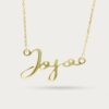 Custom Signature Name Necklace English | Colors By Love handcrafted Thai jewelry, Bangkok