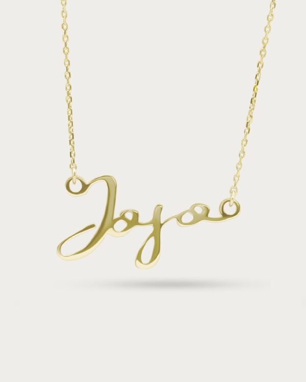 Custom Signature Name Necklace English | Colors By Love handcrafted Thai jewelry, Bangkok