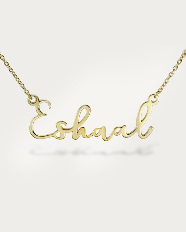 Custom Signature Name Necklace English | Colors By Love handcrafted Thai jewelry, Bangkok