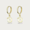 Thai Initial Huggies (By Piece) | Colors By Love handcrafted Thai jewelry, Bangkok