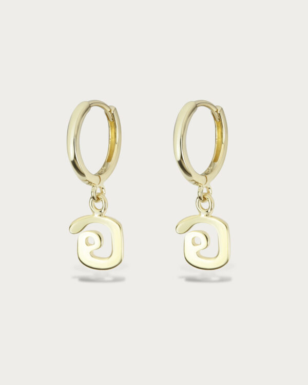 Thai Initial Huggies (By Piece) | Colors By Love handcrafted Thai jewelry, Bangkok