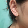 Thai Initial Huggies (By Piece) | Colors By Love handcrafted Thai jewelry, Bangkok