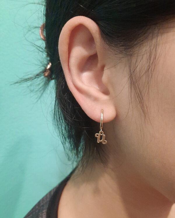 Thai Initial Huggies (By Piece) | Colors By Love handcrafted Thai jewelry, Bangkok