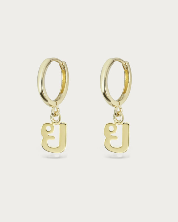 Thai Initial Huggies (By Piece) | Colors By Love handcrafted Thai jewelry, Bangkok