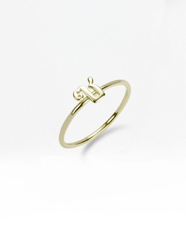 Thai Initial Ring | Colors By Love handcrafted Thai jewelry, Bangkok