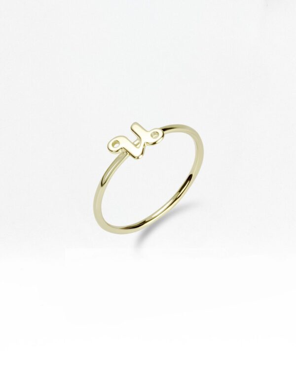 Thai Initial Ring | Colors By Love handcrafted Thai jewelry, Bangkok