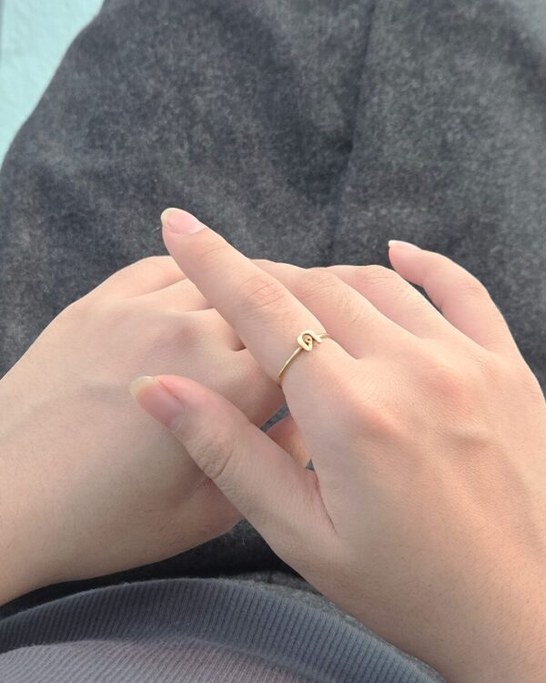 Thai Initial Ring | Colors By Love handcrafted Thai jewelry, Bangkok