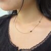 Thai Initial Letter Side Necklace with 2 Letters | Colors By Love handcrafted Thai jewelry, Bangkok