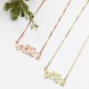 Thai Letter Name Necklace With Diamond | Colors By Love handcrafted Thai jewelry, Bangkok