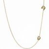 Thai Initial Letter Side Necklace with 2 Letters | Colors By Love handcrafted Thai jewelry, Bangkok