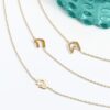 Classic Thai Initial Side Necklaces (Always In Stock) | Colors By Love handcrafted Thai jewelry, Bangkok