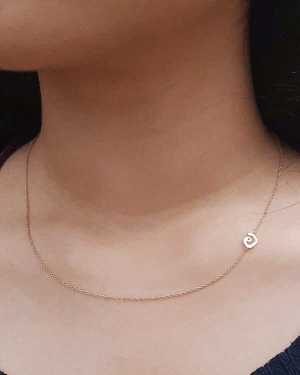 Classic Thai Initial Side Necklaces (Always In Stock) | Colors By Love handcrafted Thai jewelry, Bangkok