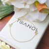 Classic Thai Initial Bracelet, handcrafted by Colors by Love, Bangkok