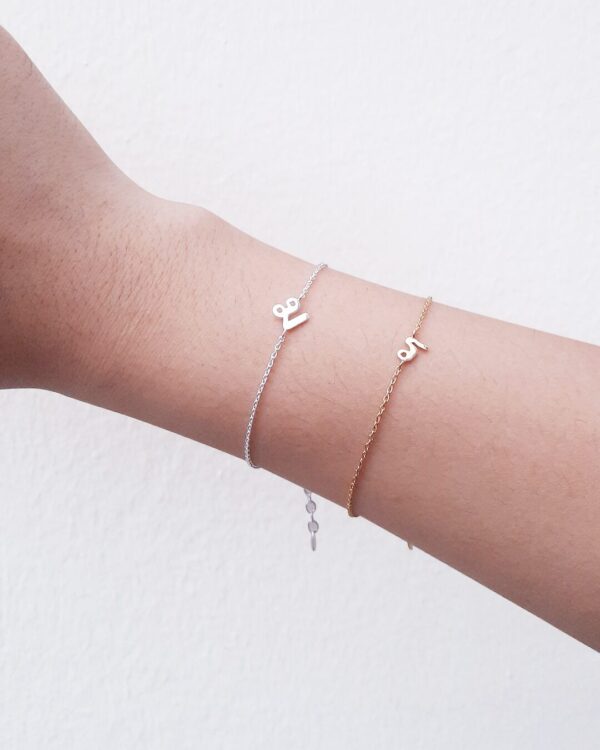 Classic Thai Initial Bracelet | Colors By Love handcrafted Thai jewelry, Bangkok
