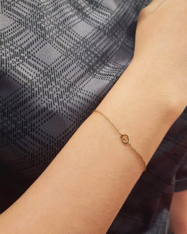Classic Thai Initial Bracelet | Colors By Love handcrafted Thai jewelry, Bangkok