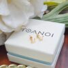 Thai Initial Letter Stud Earrings (By Piece), イニシャル コレクション, handmade in Bangkok by Colors by Love