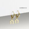 Thai Initial Huggies with 2.5mm Gemstone (By Piece) | Colors By Love handcrafted Thai jewelry, Bangkok