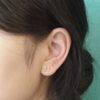 Thai Initial Letter Stud Earrings (By Piece) | Colors By Love handcrafted Thai jewelry, Bangkok