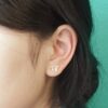 Thai Initial Letter Stud Earrings (By Piece) | Colors By Love handcrafted Thai jewelry, Bangkok
