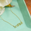 Custom タイ文字のお名前 Necklace, th name neckaces post mariko, Colors by Love
