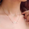 Custom タイ文字のお名前 Necklace, th name neckaces post, Colors by Love