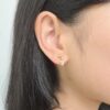 Thai Initial Clip on Earrings with Natural 1.2mm 天然石について (By Piece) | Colors By Love handcrafted Thai jewelry, Bangkok