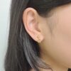 Thai Initial Clip on Earrings with Natural 1.2mm 天然石について (By Piece) | Colors By Love handcrafted Thai jewelry, Bangkok