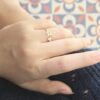 Thai Initial Ring with 3 Natural 天然石について | Colors By Love handcrafted Thai jewelry, Bangkok