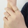 Thai Initial Ring with 2.5mm Natural 天然石について | Colors By Love handcrafted Thai jewelry, Bangkok