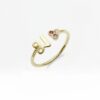Thai Initial Ring with 3 Natural 天然石について | Colors By Love handcrafted Thai jewelry, Bangkok
