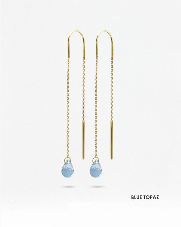 Natural 天然石について Teardrop Earrings | Colors By Love handcrafted Thai jewelry, Bangkok