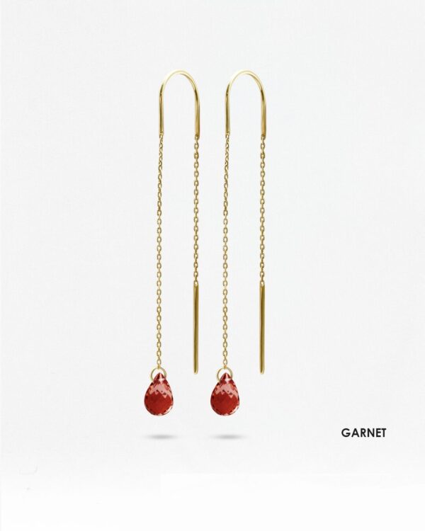 Natural 天然石について Teardrop Earrings | Colors By Love handcrafted Thai jewelry, Bangkok