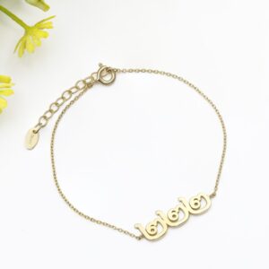 Custom Thai Number Bracelet | Colors By Love handcrafted Thai jewelry, Bangkok