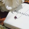 Horizontal Bezel-Set Natural 天然石について Necklace Design 2, handcrafted by Colors by Love, Bangkok