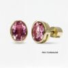 Oval Cut Natural Gemstone Stud Earrings | Colors By Love handcrafted Thai jewelry, Bangkok