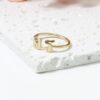 Two-Letter Thai Initial Ring with Natural Gemstone | Colors By Love handcrafted Thai jewelry, Bangkok