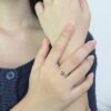Two-Letter Thai Initial Ring with Natural Gemstone | Colors By Love handcrafted Thai jewelry, Bangkok