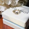 Two-Letter Thai Initial Ring with Natural Gemstone, handcrafted by Colors by Love, Bangkok