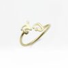 Two-Letter Thai Initial Ring with Natural Gemstone | Colors By Love handcrafted Thai jewelry, Bangkok