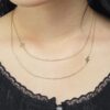 Thai Initial Letter Side Necklaces With 2 Chains 2 Letters | Colors By Love handcrafted Thai jewelry, Bangkok