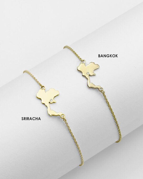 Thailand Map Bracelet | Colors By Love handcrafted Thai jewelry, Bangkok