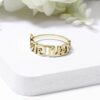 Thai Letter Name Ring | Colors By Love handcrafted Thai jewelry, Bangkok