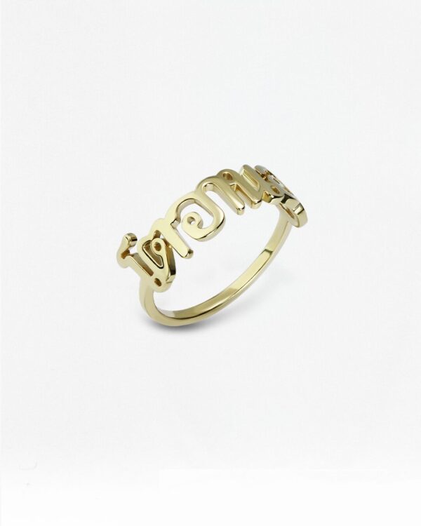 Thai Letter Name Ring | Colors By Love handcrafted Thai jewelry, Bangkok