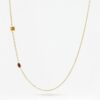 Prong-Set Side Necklace with 2 Natural 天然石について | Colors By Love handcrafted Thai jewelry, Bangkok
