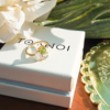 Natural Stones Three Stone Ring, handcrafted by Colors by Love, Bangkok