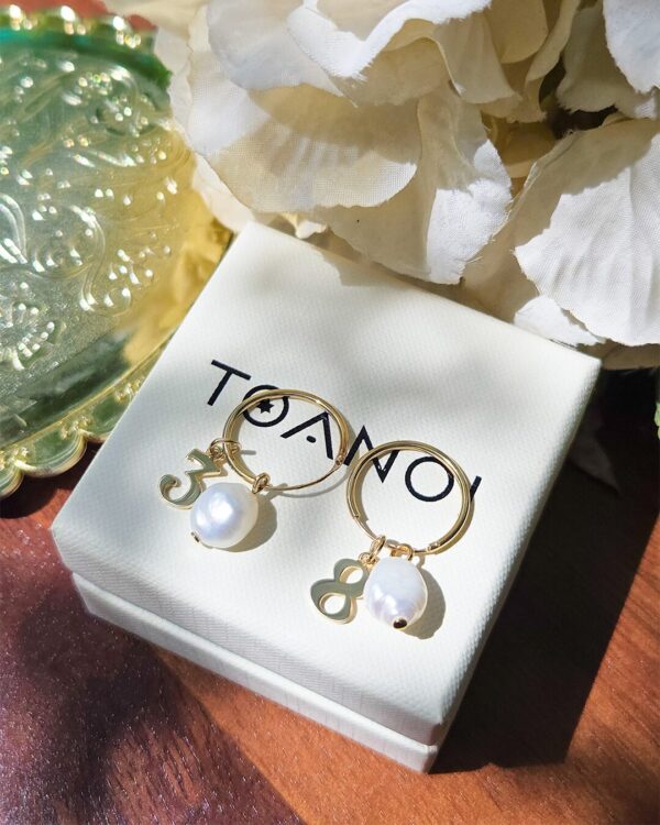 Build Your Charm Earrings, チャームブレスレット, handmade in Bangkok by Colors by Love