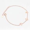 Thai Initial 3 Letters Bracelets with 1.2mm Natural Gemstone | Colors By Love handcrafted Thai jewelry, Bangkok