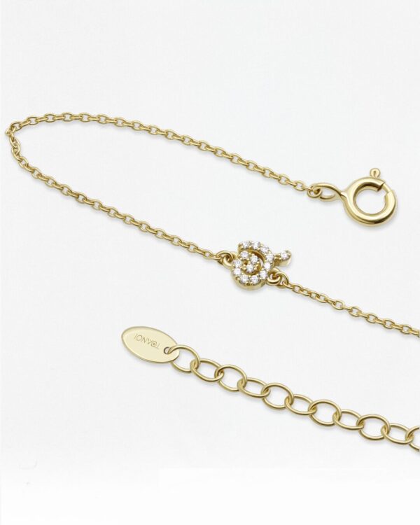 Thai Initial Pave Bracelet, イニシャル コレクション, handmade in Bangkok by Colors by Love